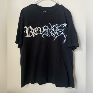 Revenge Cursed Black Tee size XL